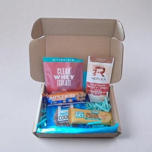 Fitness Protein Gift , Gym Protein Hamper Gift, Protein Bar, Protein Supplements , Birthday Protein gift, Gym Hamper, Boyfriend Gift