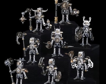 Metal Mechanische Saints 3D Metall Puzzle - DIY Stahl & Leder Modell Kit Heilige Skulptur - Geschenk für Erwachsene und Jugendliche