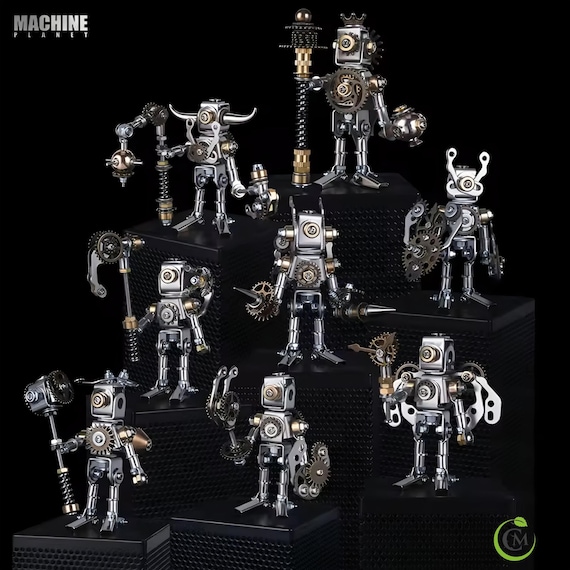 Metal Mechanical Saints 3D Metal Puzzle - DIY Steel & Leather Model Kit Saint Sculpture - Gift for Adults and Teens