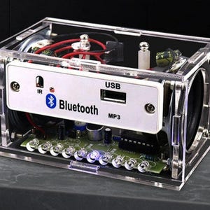 Kit bricolage double haut-parleurs bluetooth - projet de tige cadeau parfait pour les débutants et les adolescents