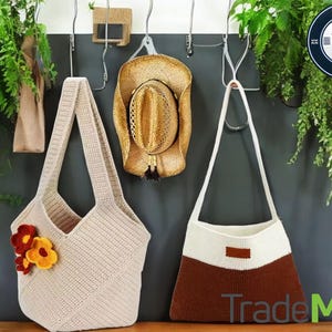 Crochet Bag Kit for Beginners: DIY Tote or Shoulder Bag with Tutorials