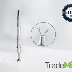 4-Prong Diamond Picker Tool – Ideal for Jewelry Making, Beads, Small Parts, Screws, and Watch Components