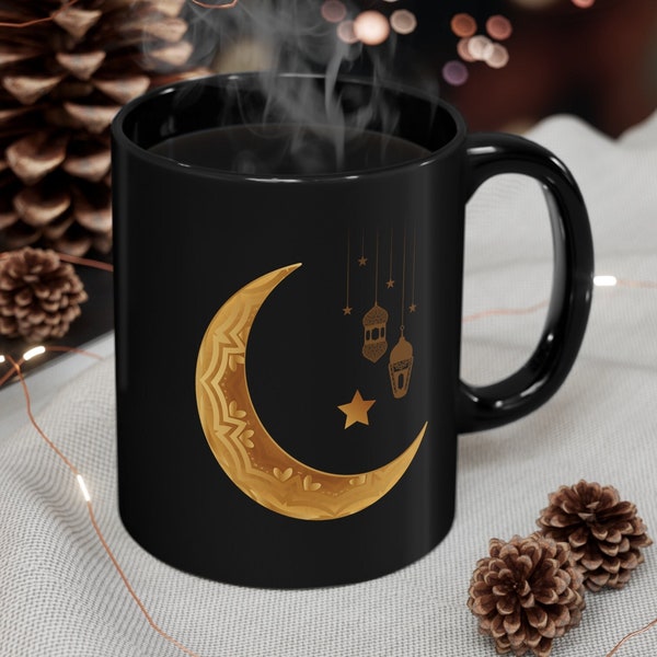 Personalized Arabic Calligraphy Coffee Mug, Gift For Her Muslim Cup, Ramadan Gift, Eid Gift, Iftar Mug, Custom Arabic Mug, P-488