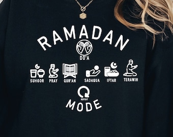 Ramadan Mode Svg, Family Ramadan Svg, Ramadan Mubarak Png, Ramadan Kareem Design, Muslim Shirt, Eid Mubarak Sweatshirt