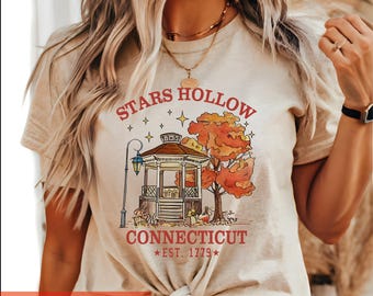 Stars Hollows T-shirt,Where You Lead I Will Follow  Shirt, Dinner Shirt, Tv Show Fan Gift Stars Hollows, Tv Show Fans Shirt P-396