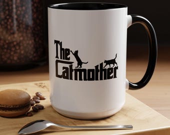 The Catmother Mug Funny Cat Gift Cat Lover Coffee Cup Humor Pet Owner Present S-653