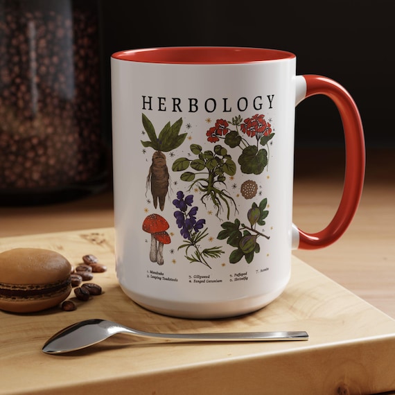 Herbology Plants Mug Gift, Botanical Student, Floral Gift, Herbology, Ökolog, Ecolog, Gift, Agriculture, Gardening, Biolog S-371