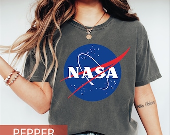 Die offizielle NASA-Fleischbällchen, Weltraum-Liebhaber-Komfortfarben, Nasa-Weltraum-T-Shirt, Nasa-Shirt, Nasa-T-Shirt, Nasa-Weltraum-Shirt, Weltraum-Shirt P-644