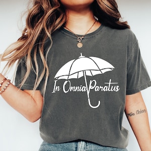Stars Hollows Comfort Colors, In Omnia Paratus, Aesthetic Quote Hoodies, Where You Lead I Will Follow Shirt, T-shirt Gift, Tv Show Fan P-422
