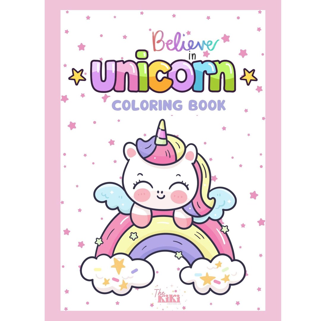 Unicorn Coloring Book for Girls Ages 4-8 – Fun and Magical Activity ...