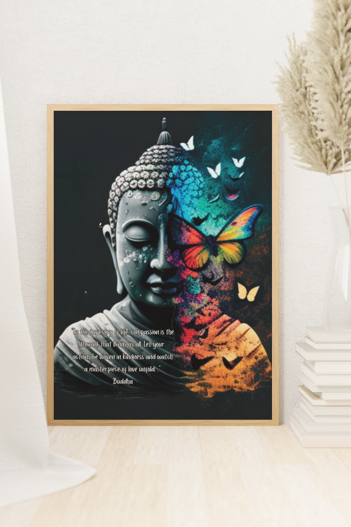 Buddha Quote Art, Buddha Wall Art, Motivational Art, Inspirational Art ...