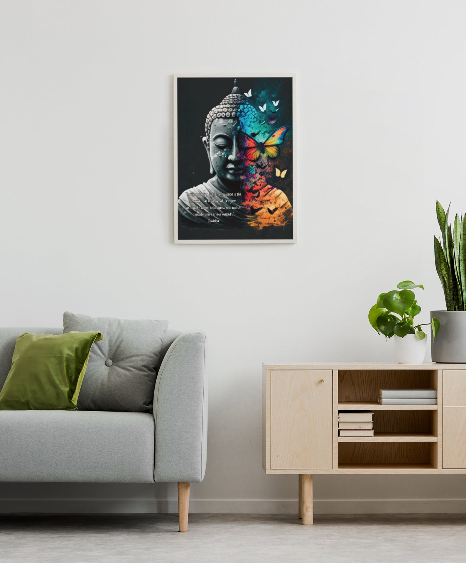 Buddha Quote Art, Buddha Wall Art, Motivational Art, Inspirational Art ...