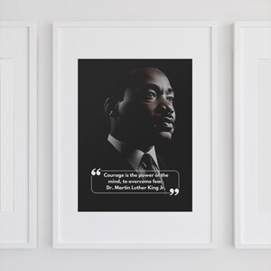 Dr. Martin Luther King Jr., Citas, Motivación, Inspiración, Impresiones, Arte mural, Arte, Impresiones digitales, Descargas digitales, Digital