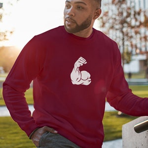 Arm Muscle Unisex Sweatshirt, Classic Crewneck Sweatshirt, Sweatshirt for Women, Sweatshirt for Men, Custom Sweatshirt, Birthday Gift