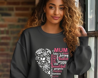 Mama Sweatshirt, Mum Christmas Gift, Mothers Day Gift, New Mom Gift, Mummy Sweater, Personalised Mum, Mum Birthday Gift, Custom Mom Pullover