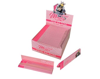 Monkey King | Pink | 32 Ultra Thin King Size Rolling Papers |