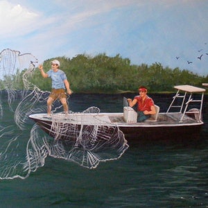Fishing Net Painting 