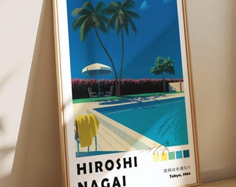 Wind Turbine Hiroshi Nagai Poster, Green Hills Exhibition Art
