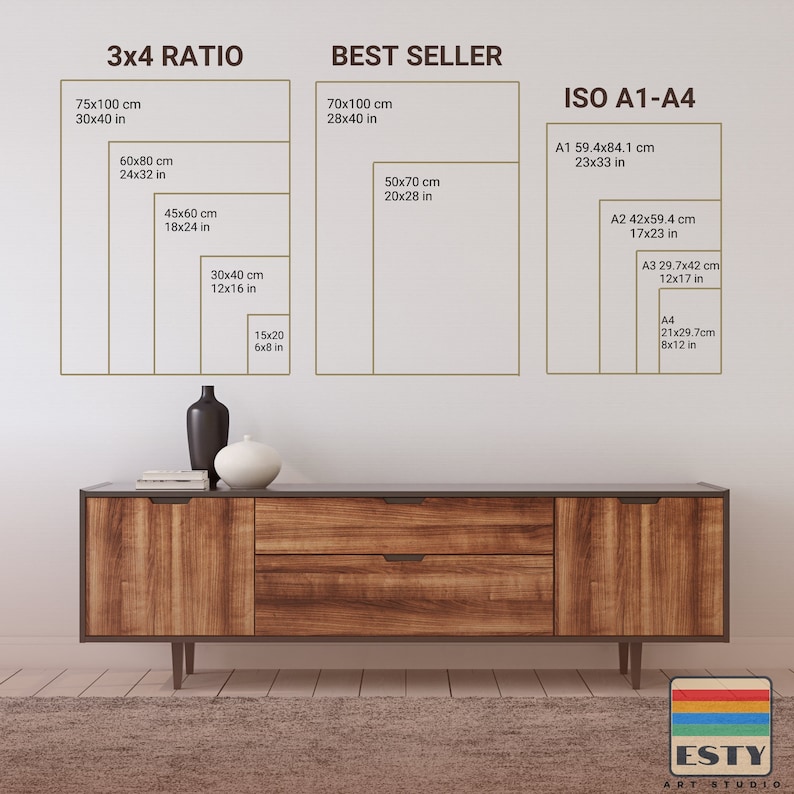 Boho Botanical Wall Art Set, Earthy Tones Natureinspired Prints