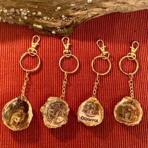 Olympia Beer Oyster Shell Keychain image 5