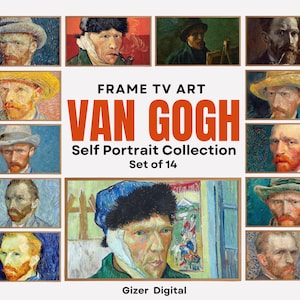 Van Gogh Self Portrait Frame TV Art: Vintage Art Collection (Digital Download)