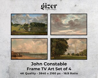 Conjunto de pinturas de paisajes de John Constable: Arte para TV Samsung Frame (Descarga digital)