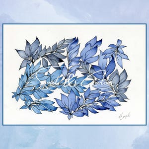 Aquarellmalerei | Motive | Minimalistische Aquarellbilder | Größe 30cm - 21cm |  Unikates Gemälde | Originalarbeit