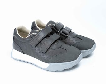 Kids Leather Orthopedic Sneakers: Arch Support