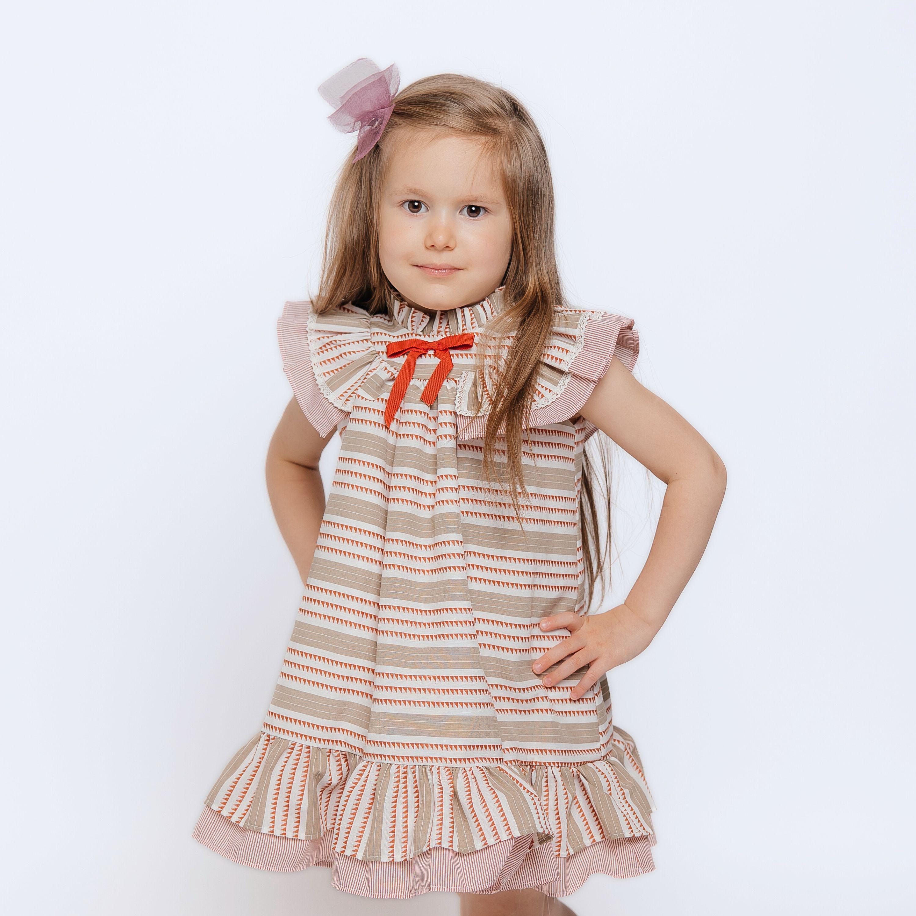 Spanish Ruffles Handmade Spanish Ruffle Dress: Vintage Boho Striped Bow Dress - Etsy