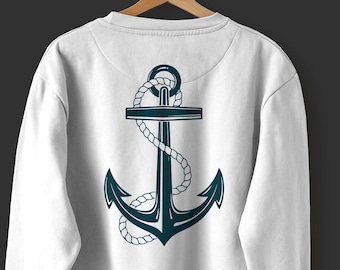 Anchor SVG, Nautical Clipart, Cricut Silhouette Cut File (Digital Download)