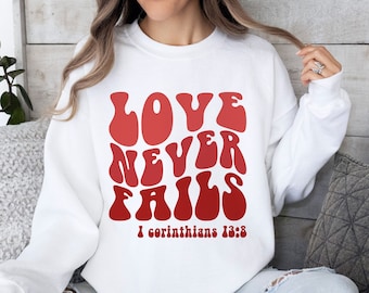 Liebe scheitert nie svg, Bibelvers svg, Schrift svg, lustige Liebes svg, ich liebe dich svg, motivierende Korn svg, gewellte gestapelte Korn svg, Schattenbild Cricut