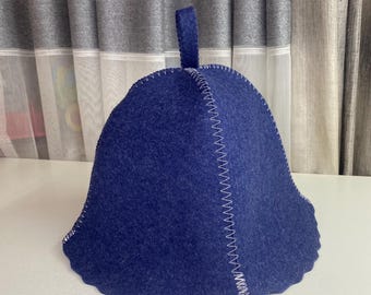 100% Felt Sauna Hat Russian Banya Wool Hat Шапка для сауни банная шапка