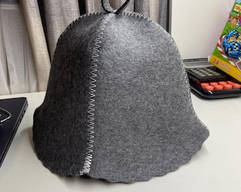 Russian Banya Hat Felt Sauna Hat Шапка Для Бани SPA Felt bath sauna accessories,