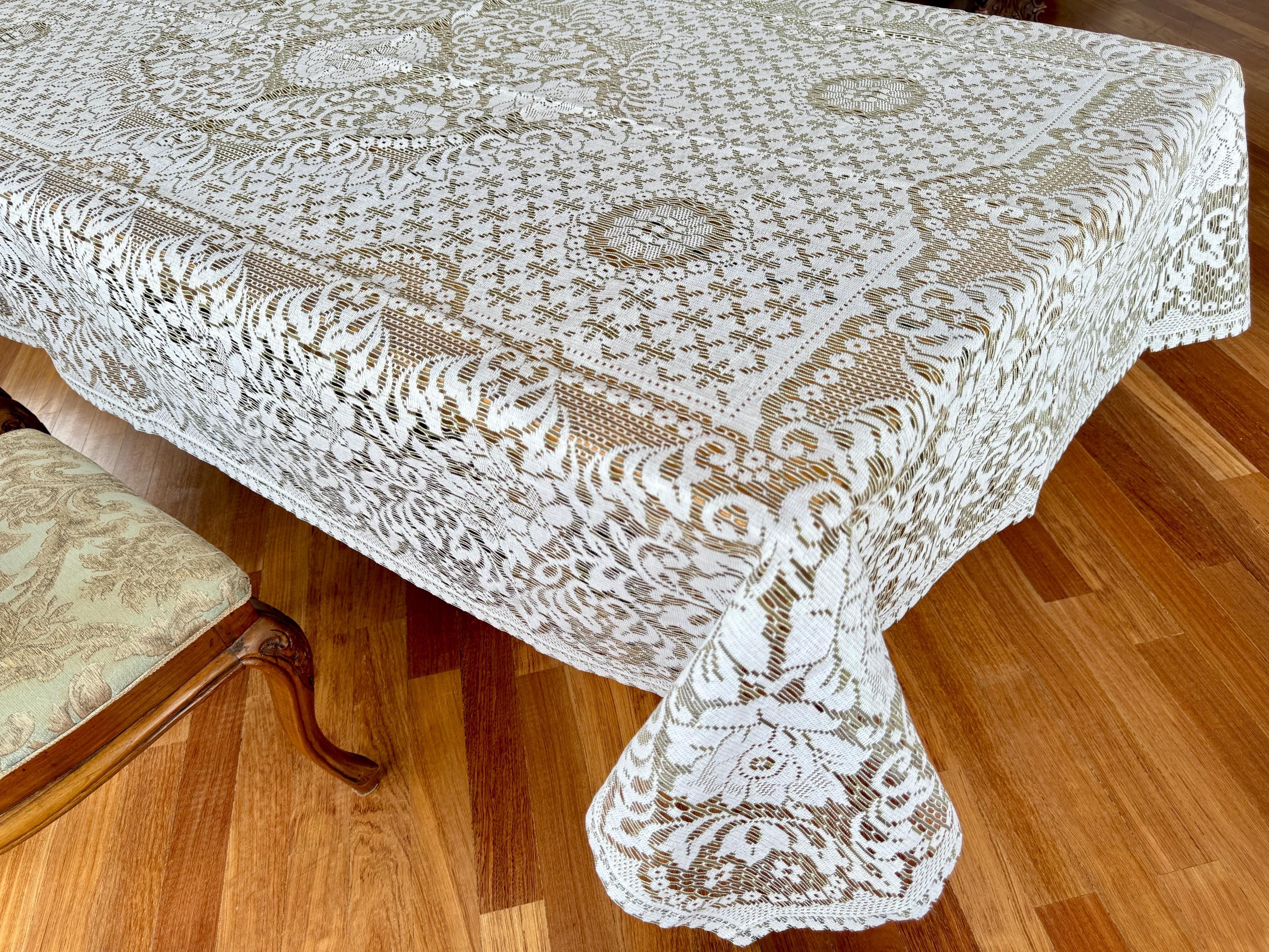 Quaker lace tablecloth - Etsy 日本