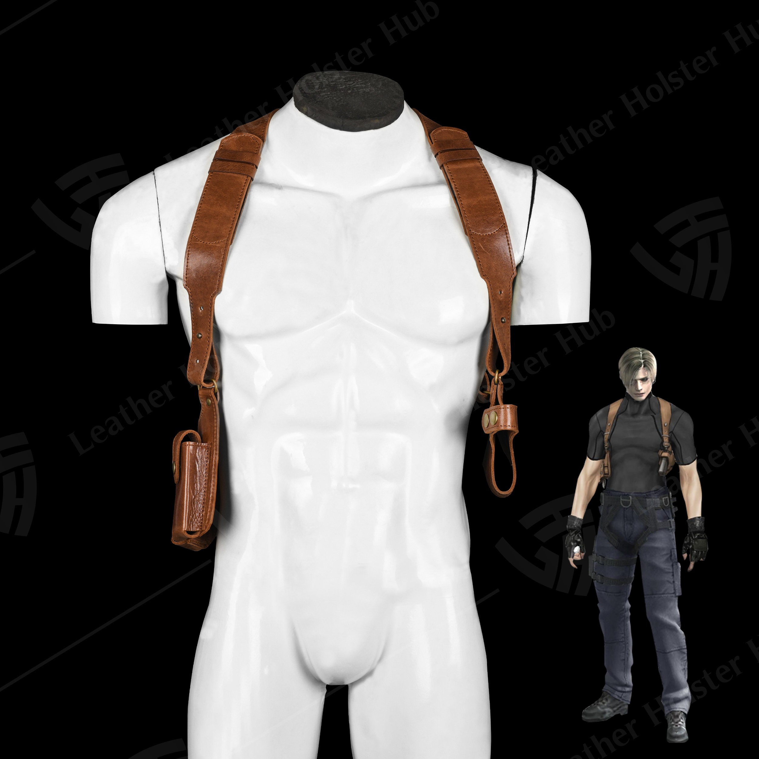 Leon kennedy shoulder holster - Etsy 日本