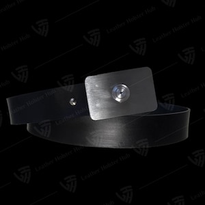 Imperial Officer Belt / Pilot Bel Imperial Officer Belt Cosplay Mens Costume Black  Leather Metal Accessories Props