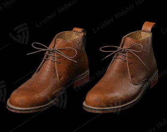 Barneys New York Mit Lidfort Vintage Chukka Boots Suede