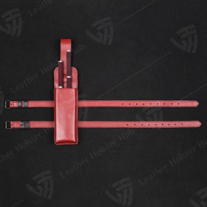 Custodia da cintura Daredevil Custodia da caduta Billy Club Custodia Marvel Colore bordeaux Prodotto di Halloween Daredevil Stick Custodia a goccia singola
