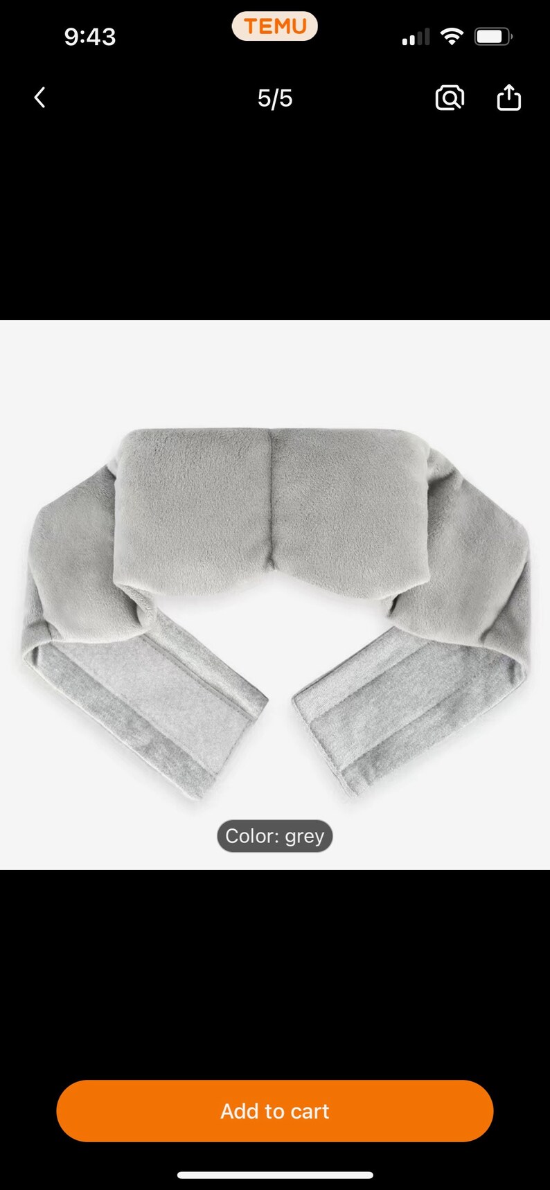 Weighted Sleep Mask Pain Relief Hot Cold Care Migraine Sinus Pain Puffy