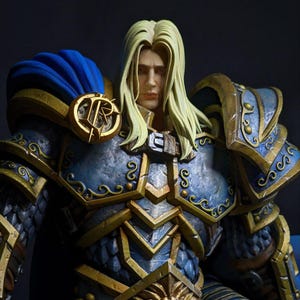 Arthas Menethil - World of Warcraft / Hand Painted Figure (fan art) Hand Painted or Unpainted| Gift for Gamers and RPG Fans UNOFFICIAL