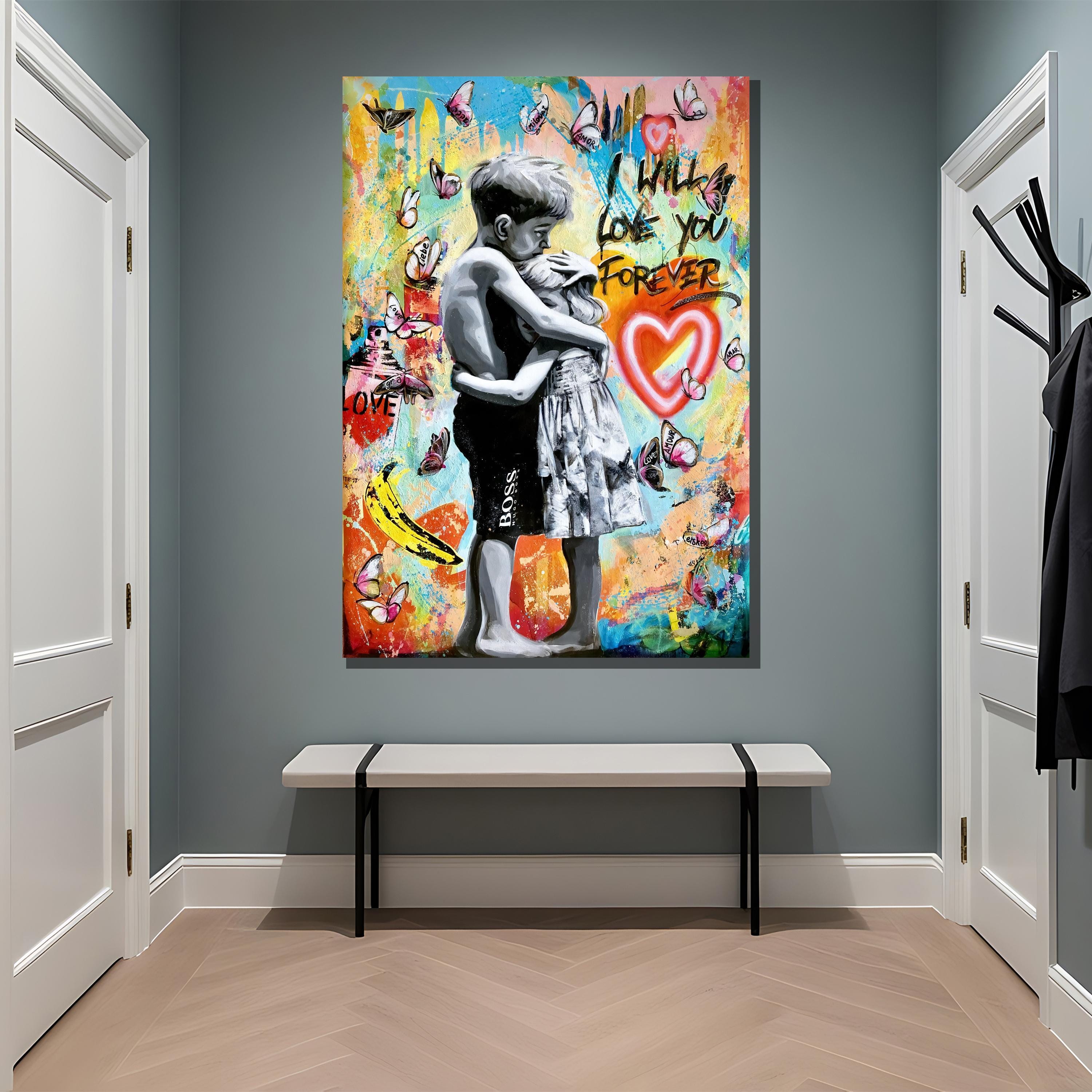 I Will Love You Forever Canvas Print – Romantic Wall Art - Etsy