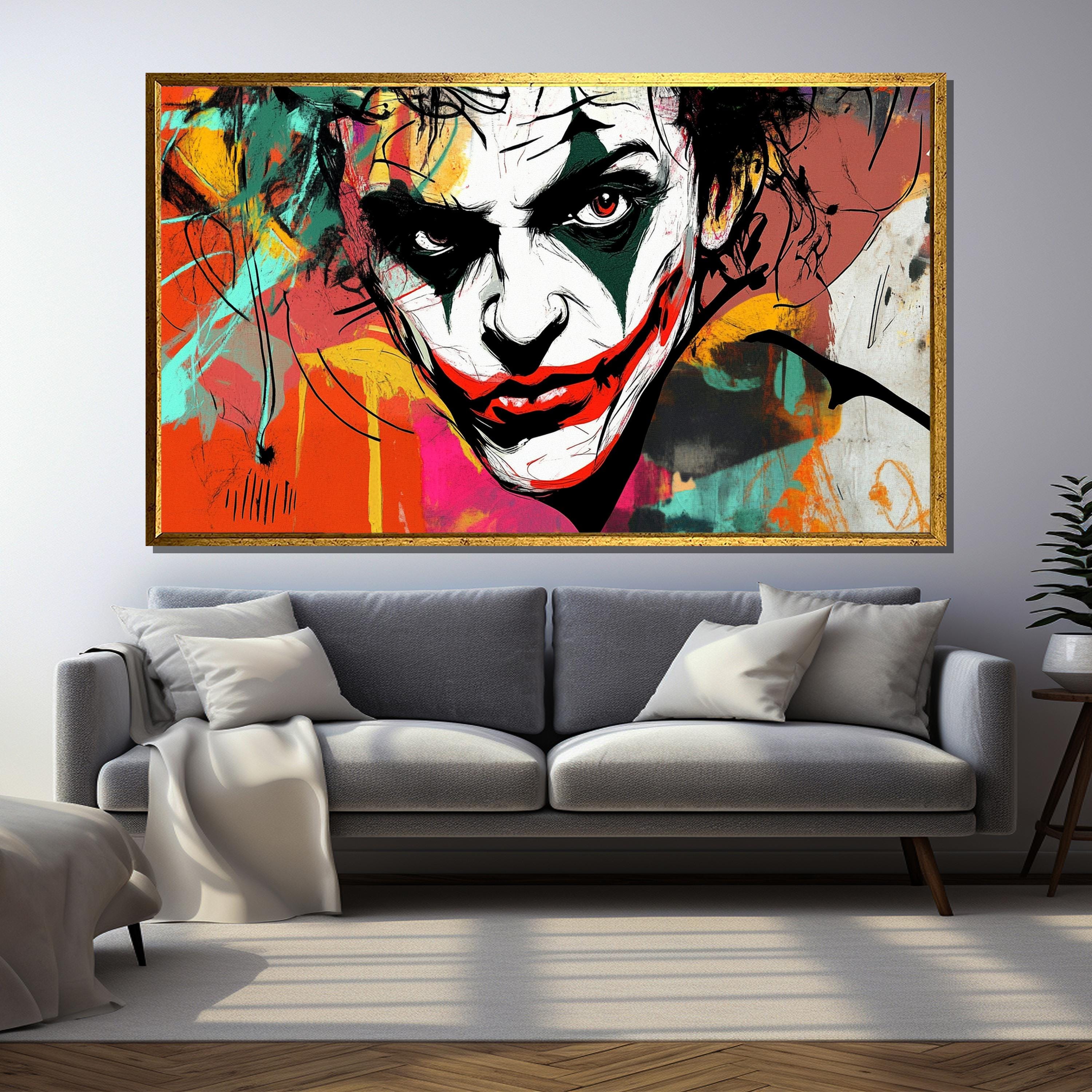 JOKER 油絵アート Joker, Painting by Lady Redhorns | ArtMajeur