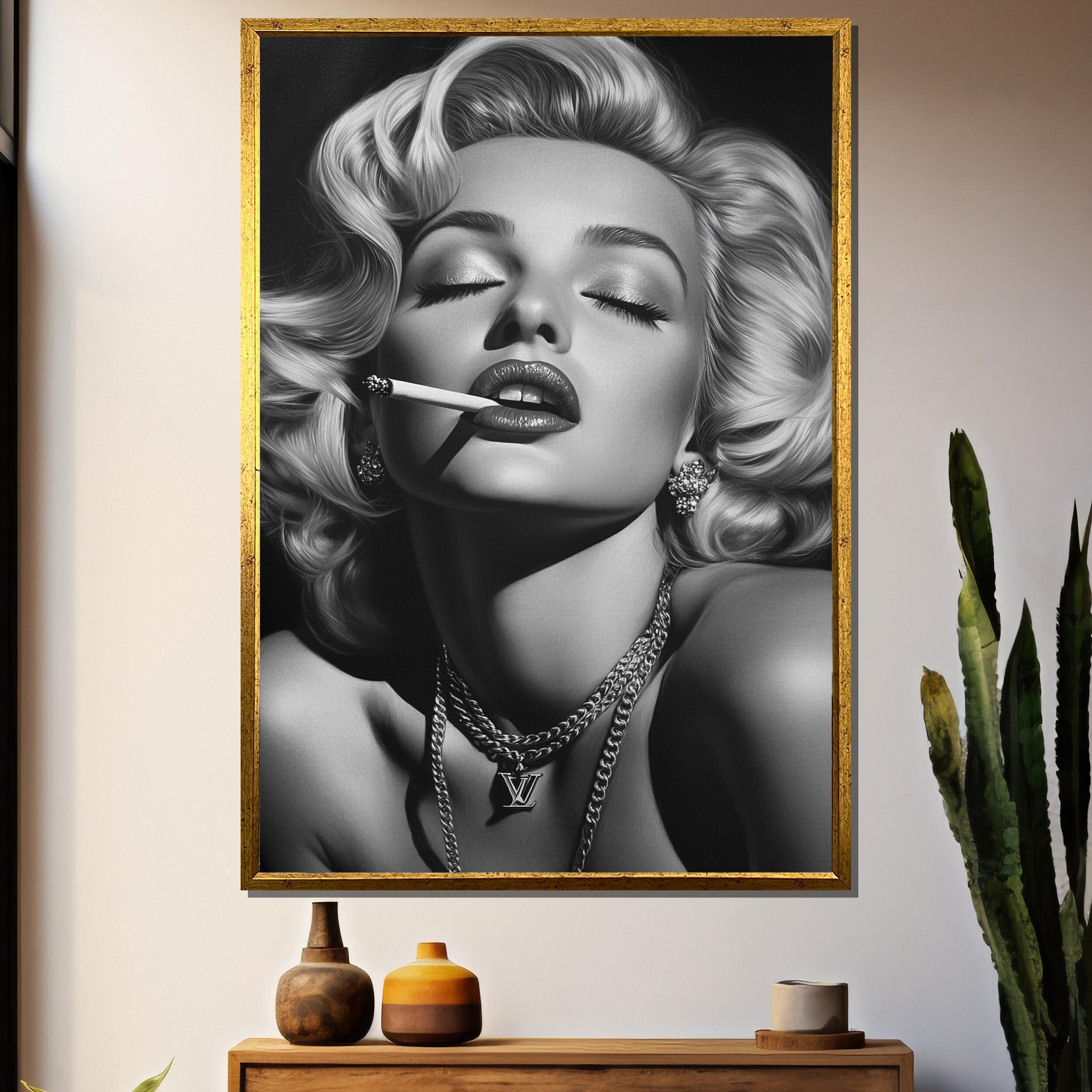 マリリン・モンロー ルイヴィトン　絵画 OLIVER GAL Louis Vuitton x Gucci MARILYN MONROE Foil Wall Decor