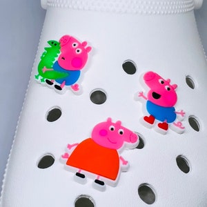 Peppa Pig 5 Pack Jibbitz Shoe Charm - Crocs