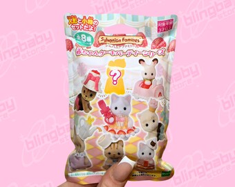 Série de gâteaux pour bébés Sylvanian Families au Japon (1 sac borgne scellé)