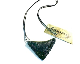 CEVSEN leather necklace nazar Dua Türkiye bozkurt atatürk AYYILDIZ göktürk Zülfikar OSMANLI 1453 V91