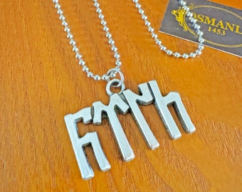GÖKTÜRK chain AYYILDIZ Bozkurt Nazar Türkiye Cevsen Zülfikar OSMANLI 1453 stainless steel V52