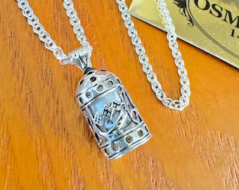 CADENA CEVSEN de Plata 925 Ayetel Kürsi Dua Nazar Türkiye GÖKTÜRK Ayyildiz zülfikar V113