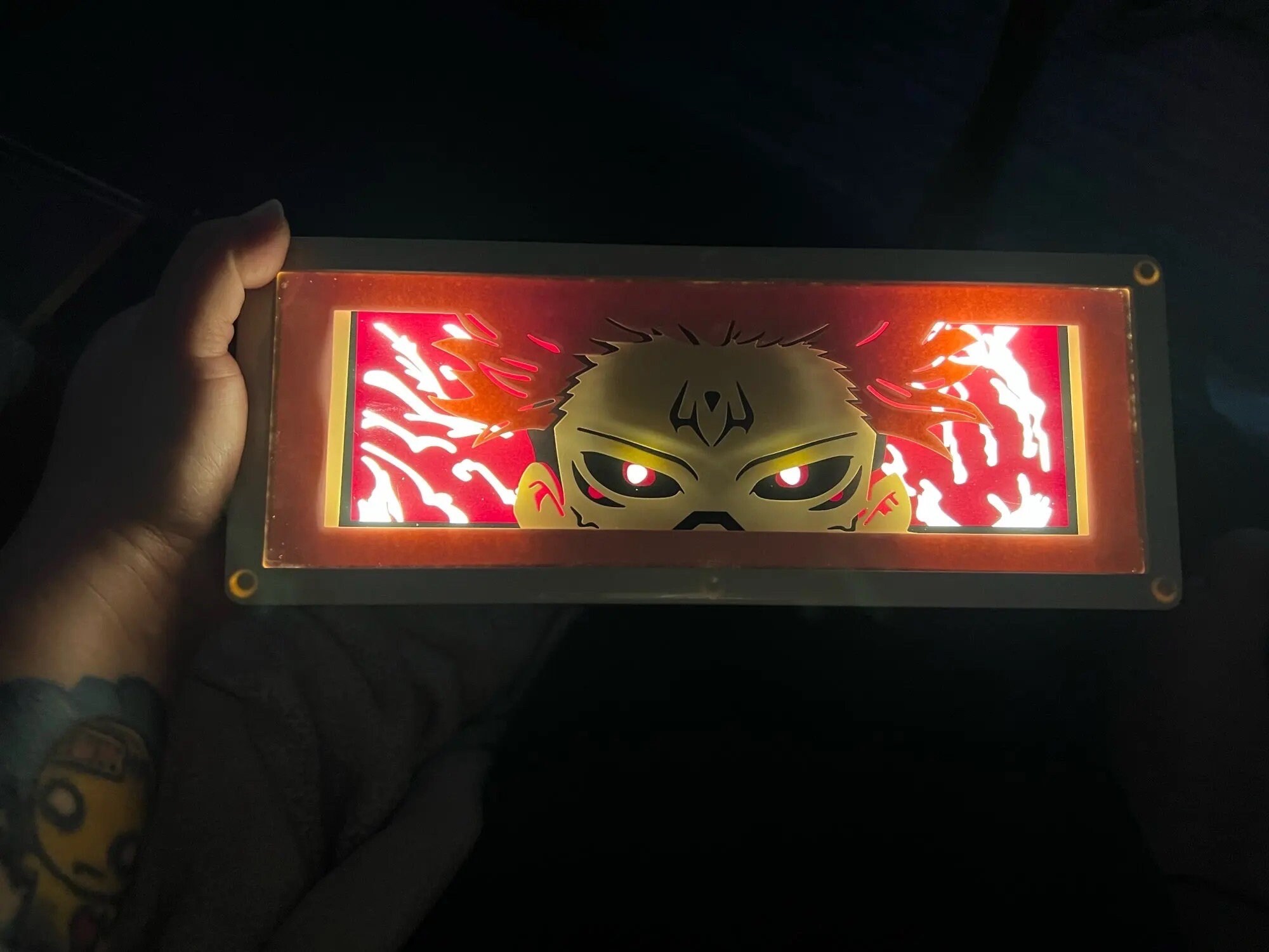 Jujutsu Kaisen Sukuna Anime Light Box – AniBoxez