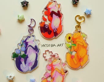 Seasonal Animal Charms | Sparkly Cute Charms | Fall Spring Winter Summer Charms